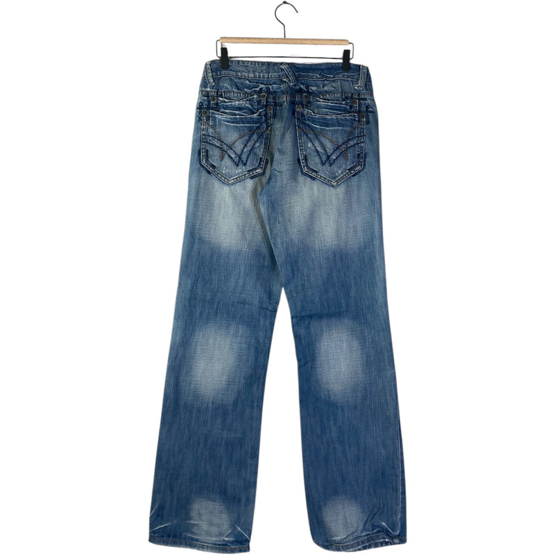 Vintage Faded Straight Leg Denim Jeans 32x32
