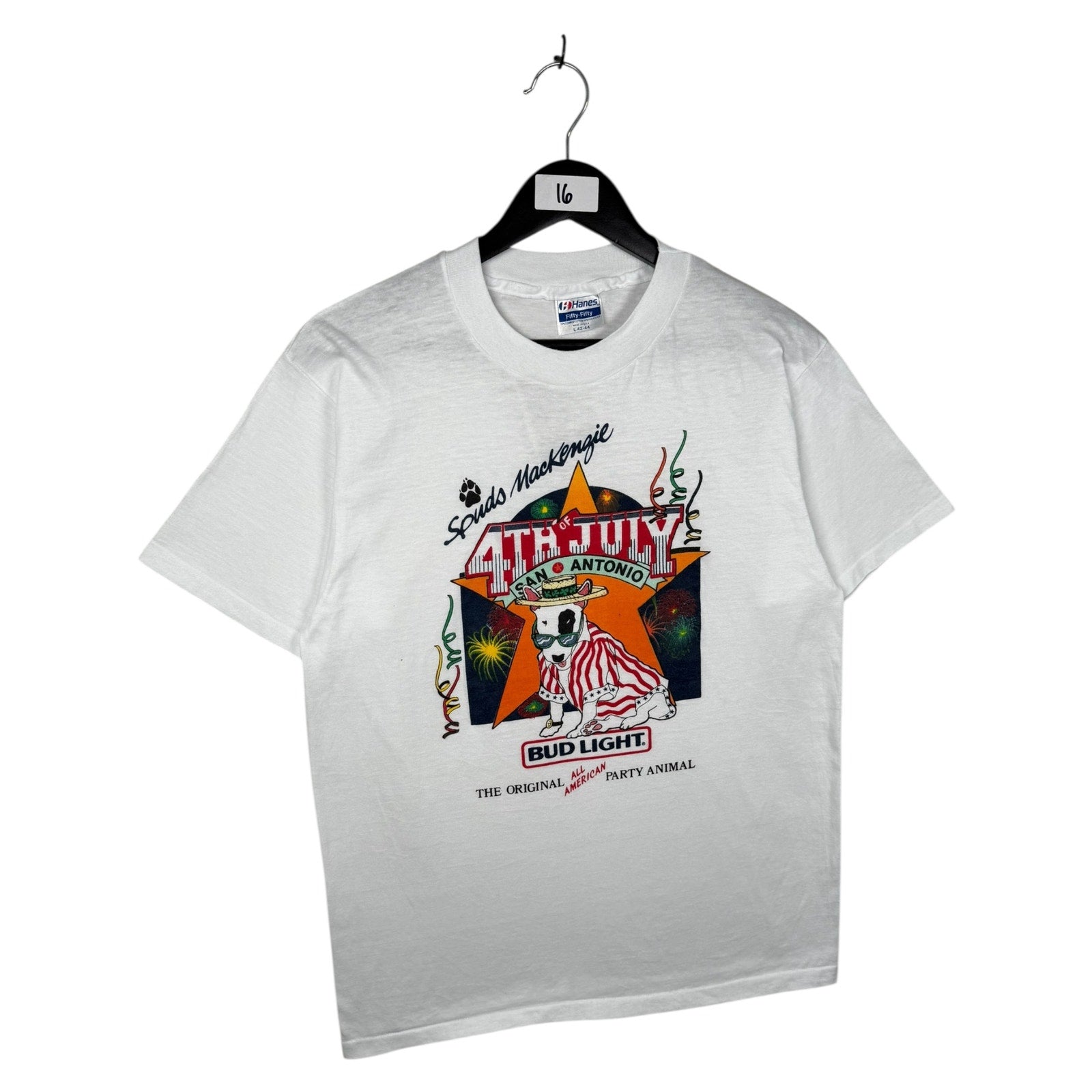 Vintage Spuds MacKenzie 4th of July Bud T-Shirt