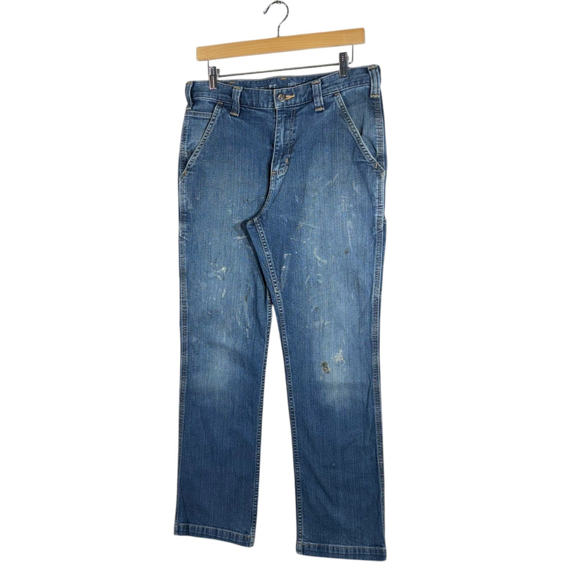 Vintage Carhartt Slim Fit Denim Carpenter Pants 32x30