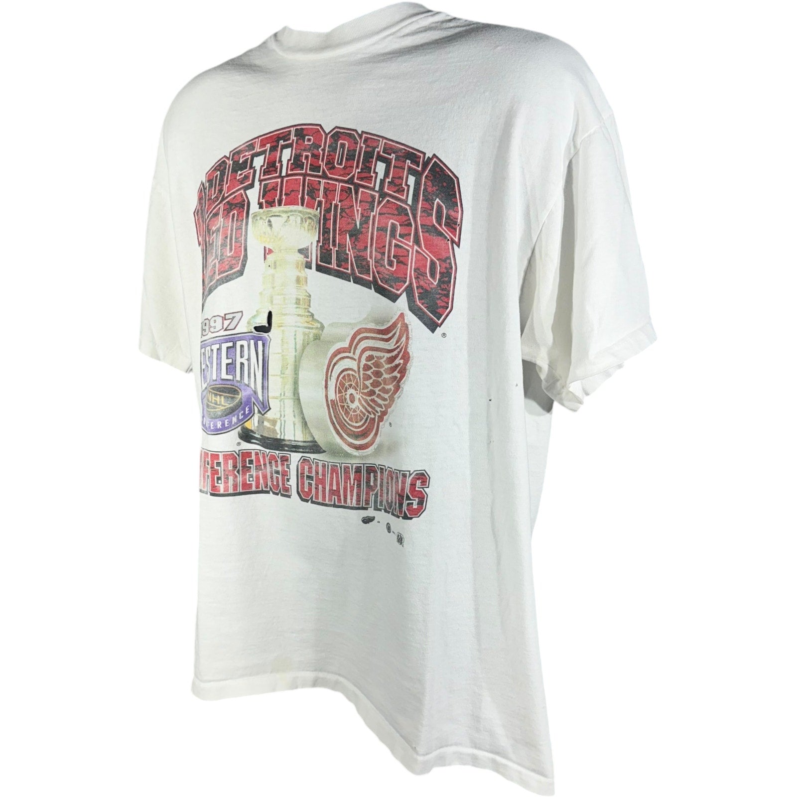 Vintage Detroit Red Wings Eastern Conference Champs Tee 1997