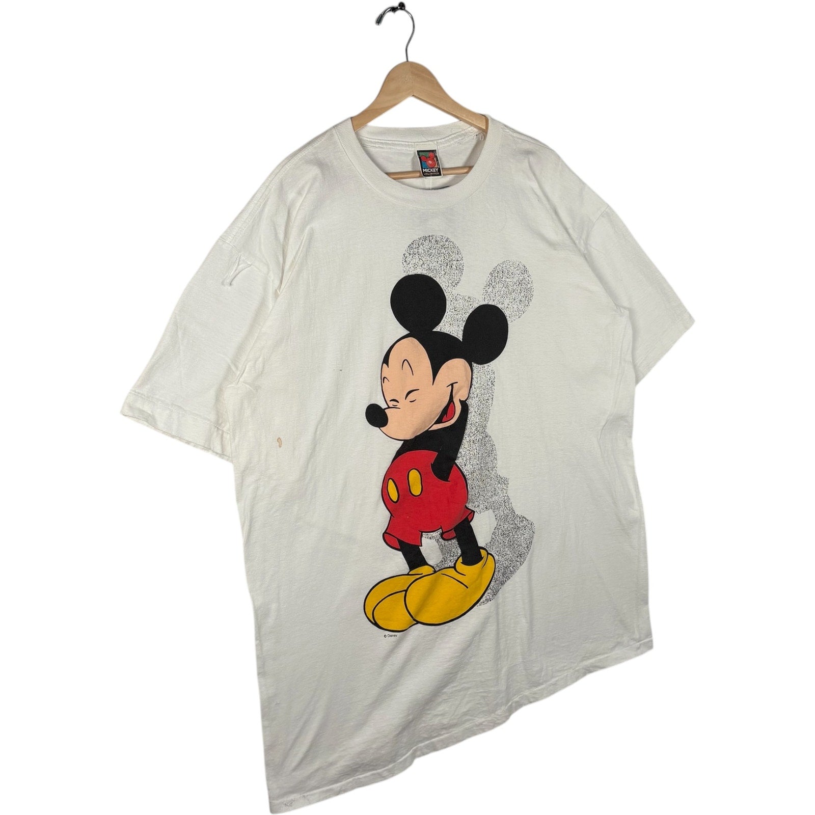 Vintage Mickey Unlimited Laughing Mickey Mouse Tee