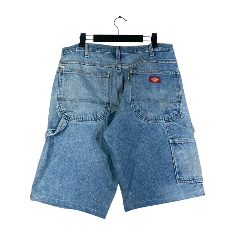 Vintage Dickies Patchwork Carpenter Denim Shorts 33