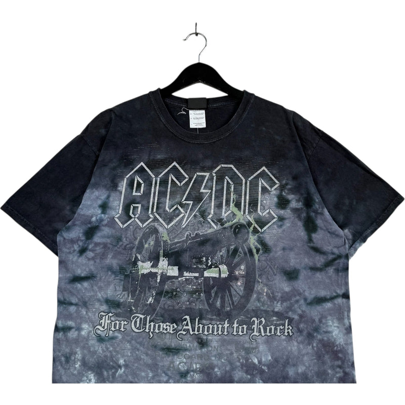 Vintage AC/DC "For Those About To Rock" Tie Dye Tee