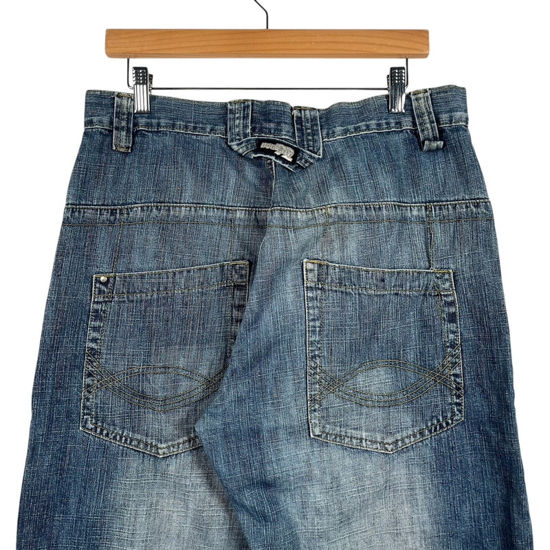 Vintage Bone NY Wide Leg Denim Jeans M