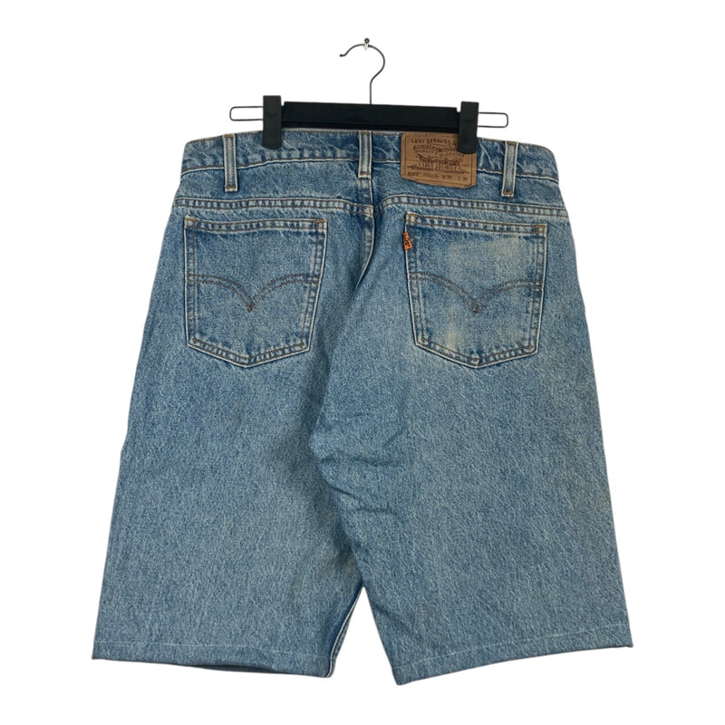 Vintage Levi's 505 Orange Tab Denim Shorts 33