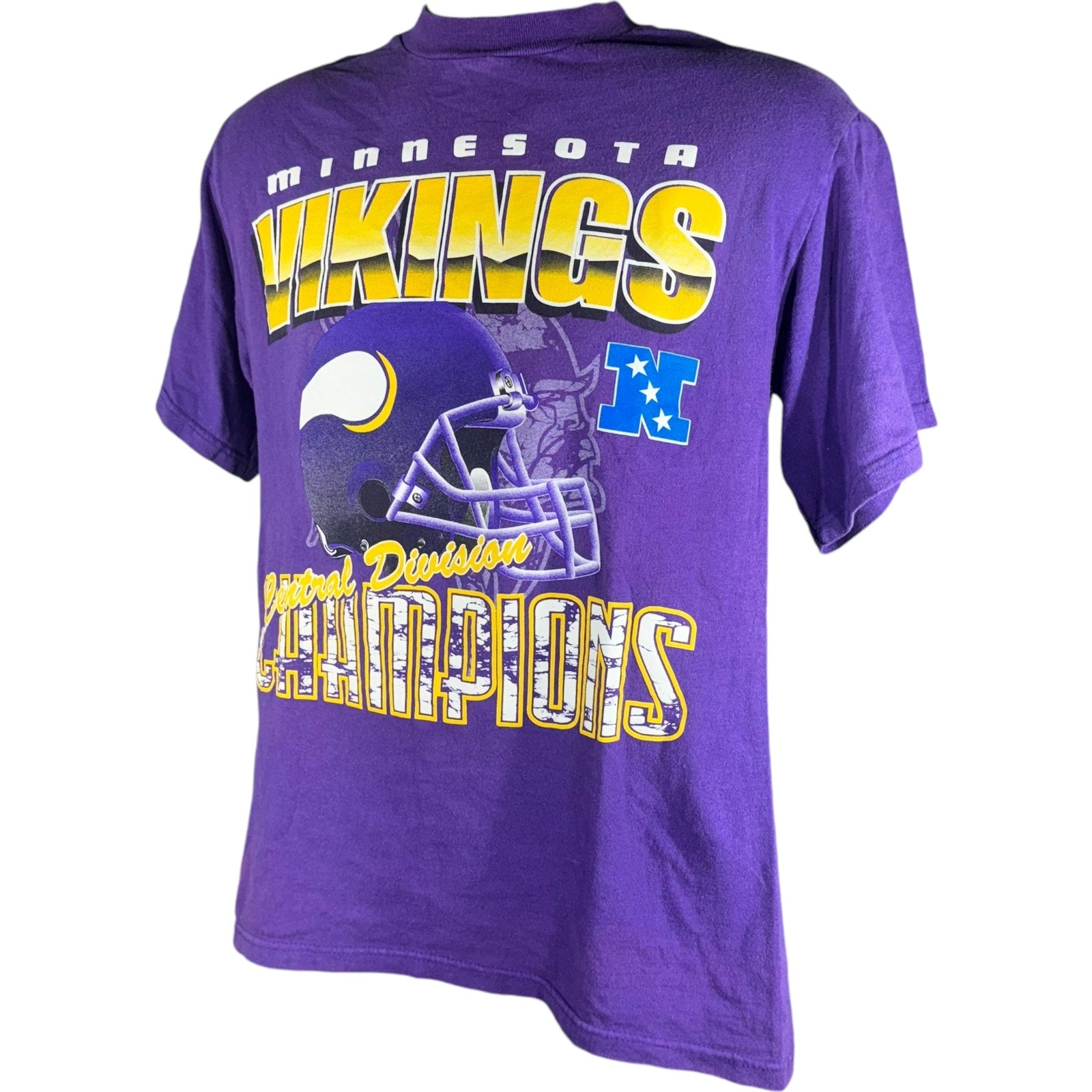 Vintage Minnesota Vikings Central Divisions Champions Tee