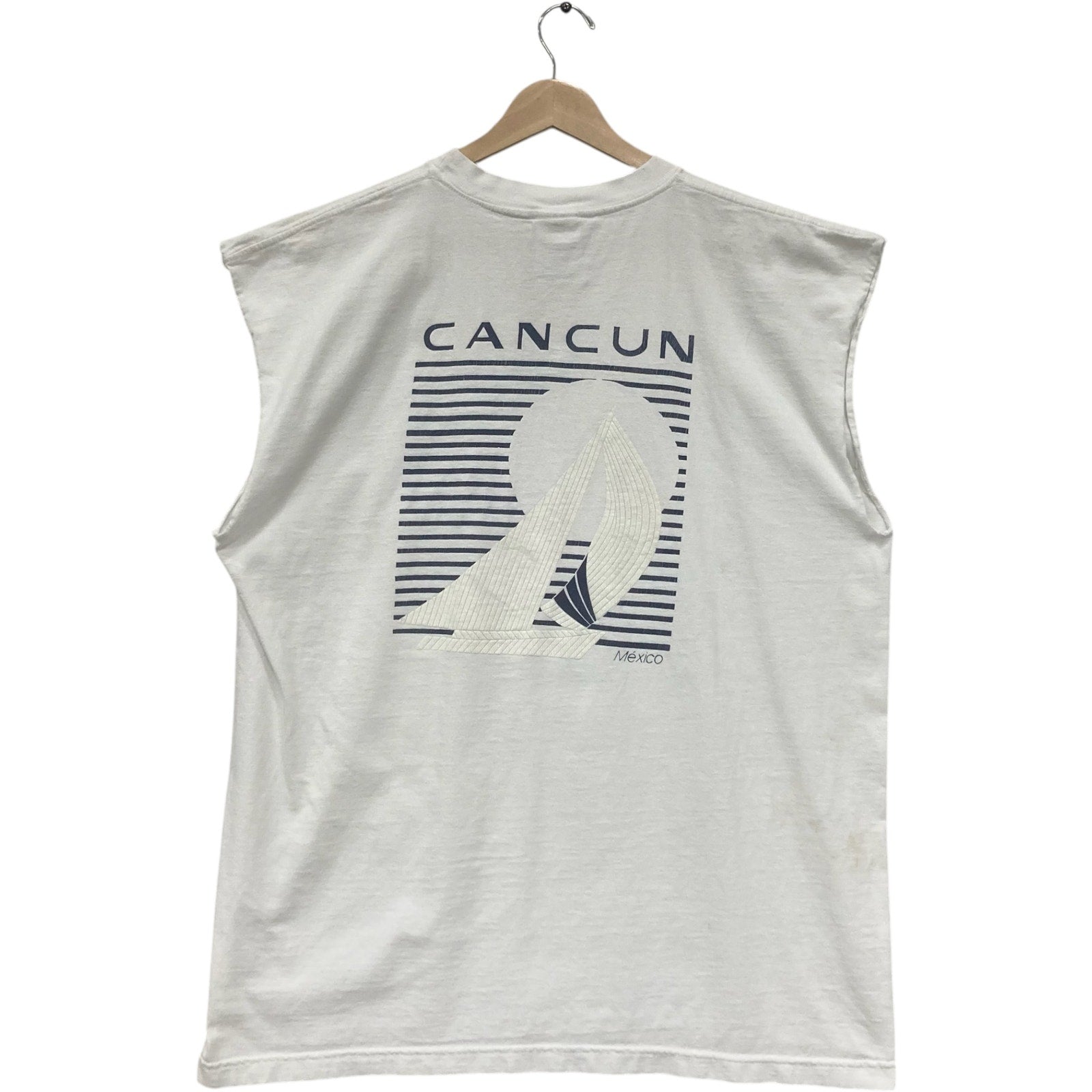 Vintage Cancun Souvenir Cut Off Tee