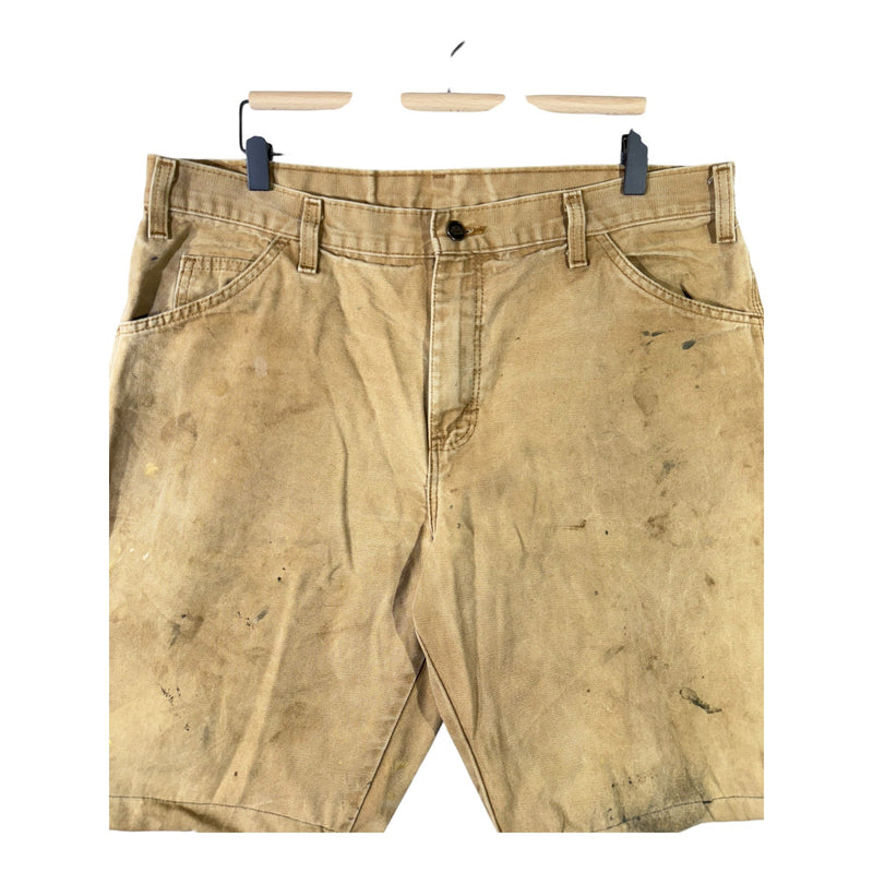 Vintage Dickies Splatter Carpenter Work Shorts 36