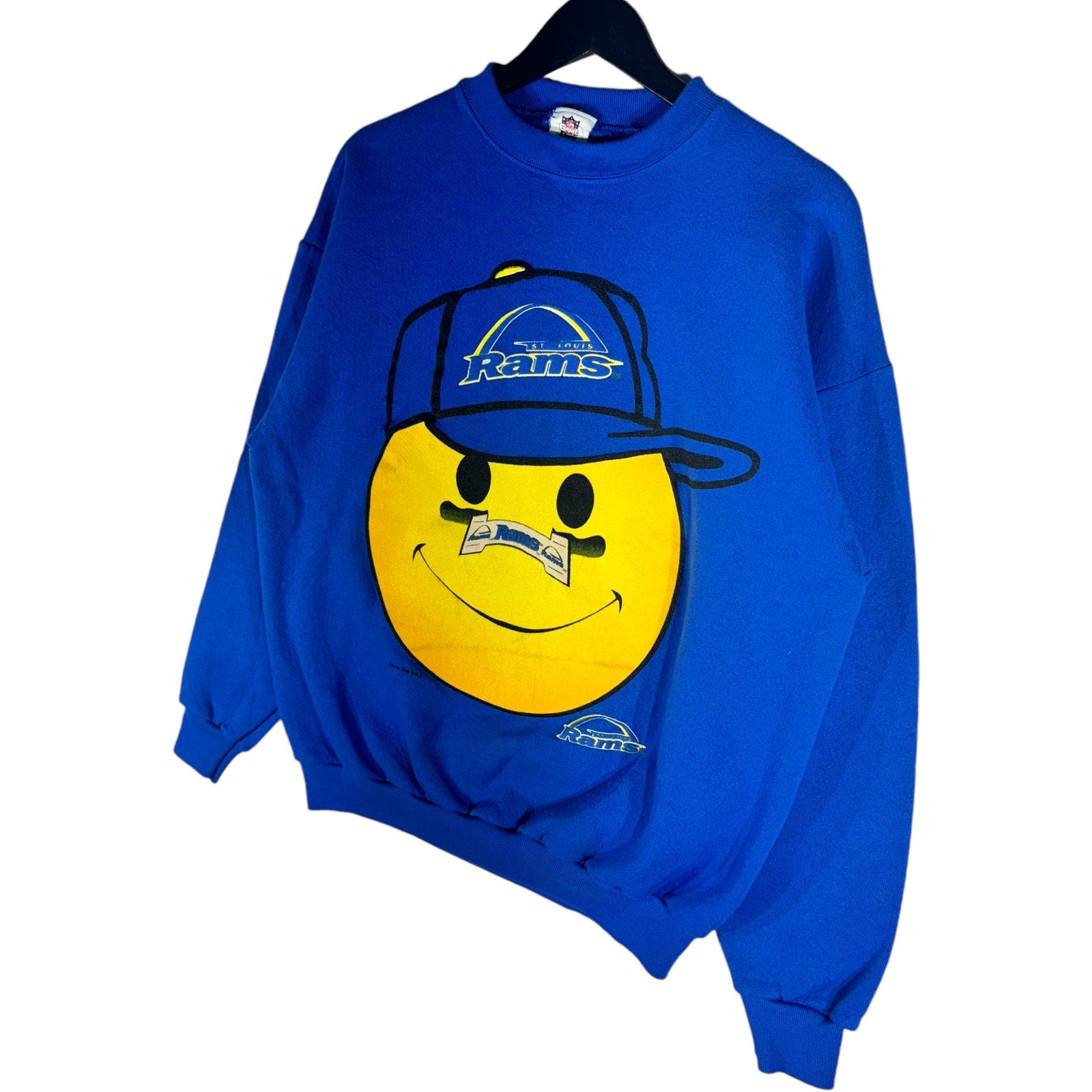 Vintage NFL St. Louis Rams Smiley Crewneck