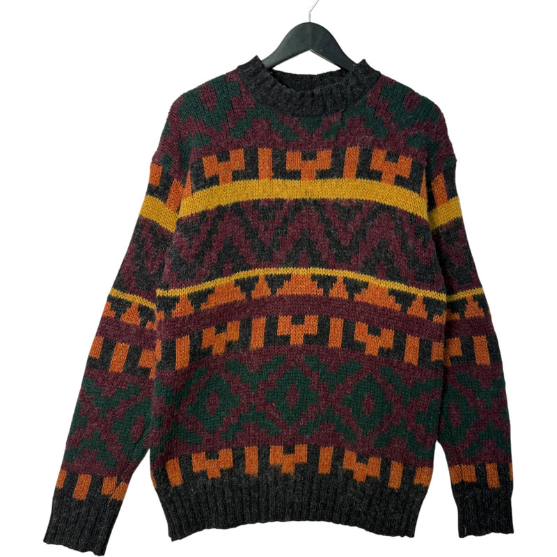 Vintage Joseph A. Bank Striped Sweater