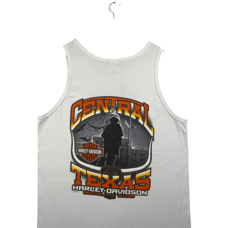 Vintage Harley Davidson Central Texas Motor Oil Tank Top