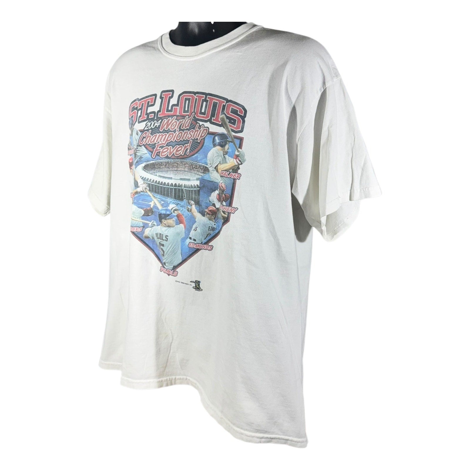 Vintage St. Louis Cardinals World Series MLB Tee 2004