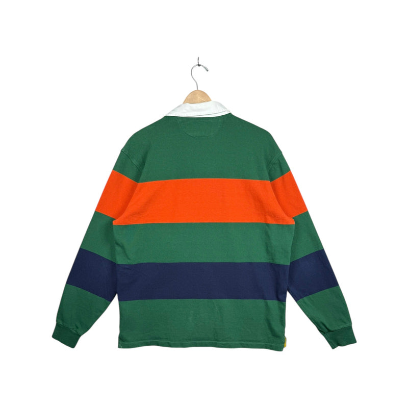 Vintage Polo Ralph Lauren Sportsman Striped Long Sleeve Rugby Shirt