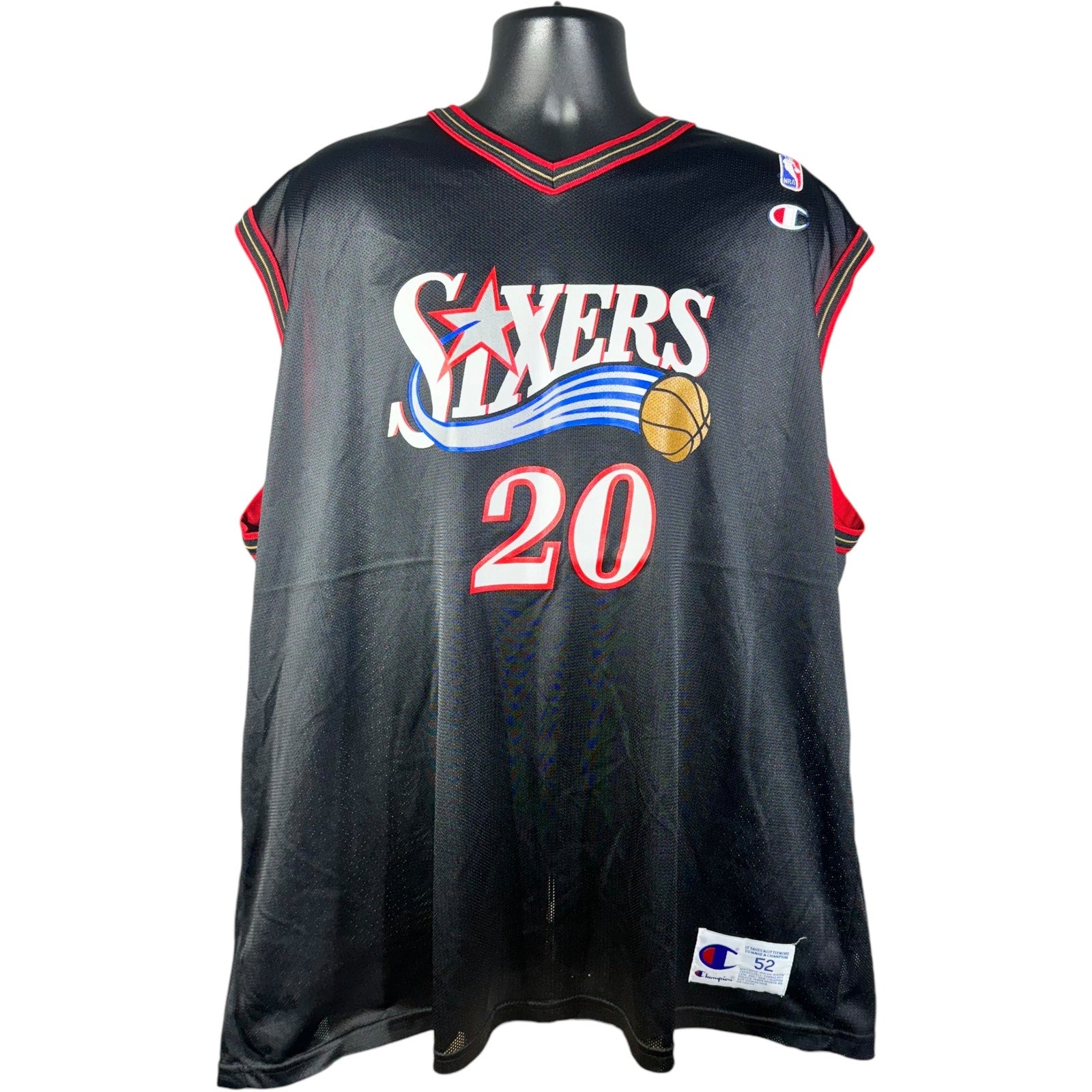 Vintage Champion Philadelphia 76ers Eric Snow Jersey