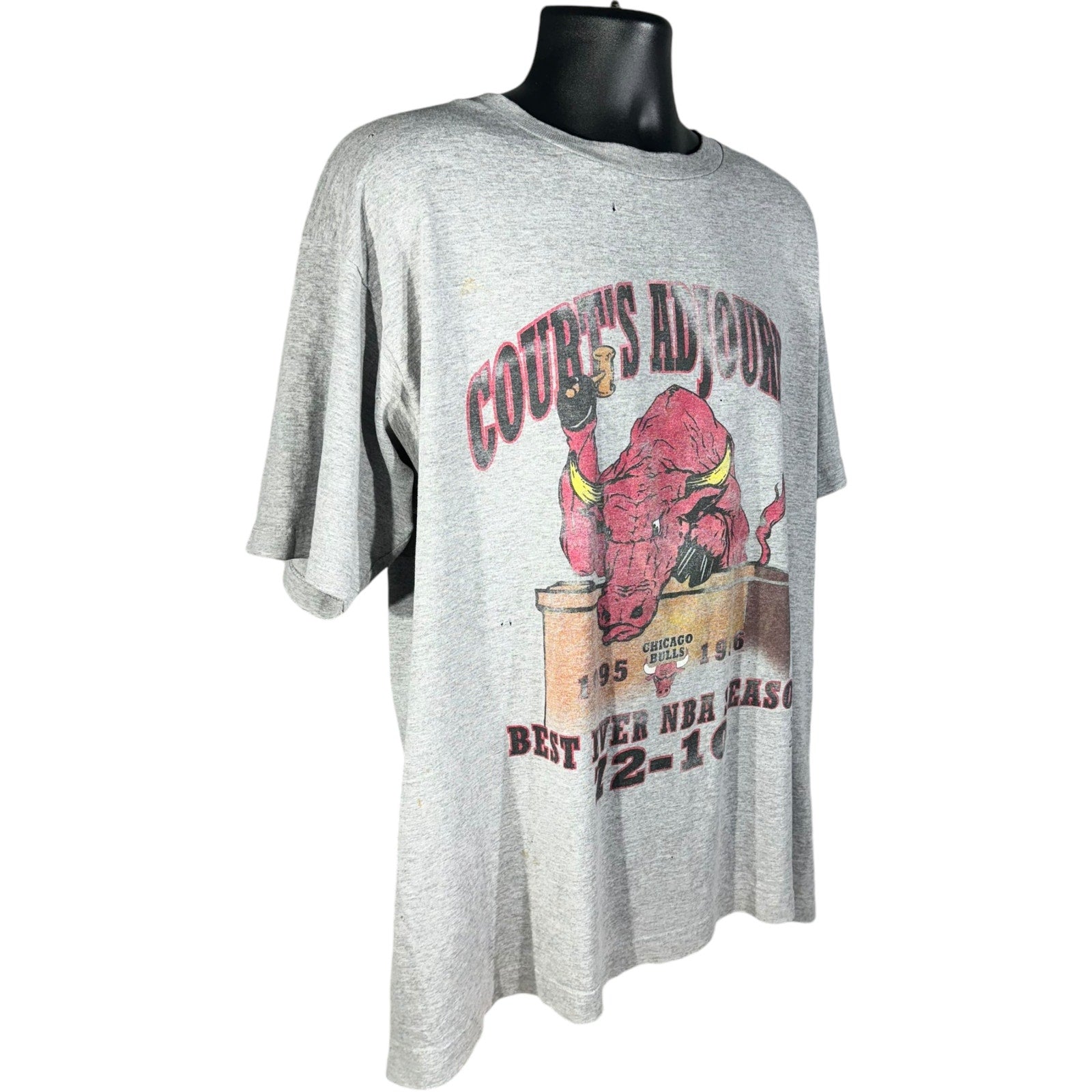 Vintage Chicago Bulls Courts Adjourned Tee 90s