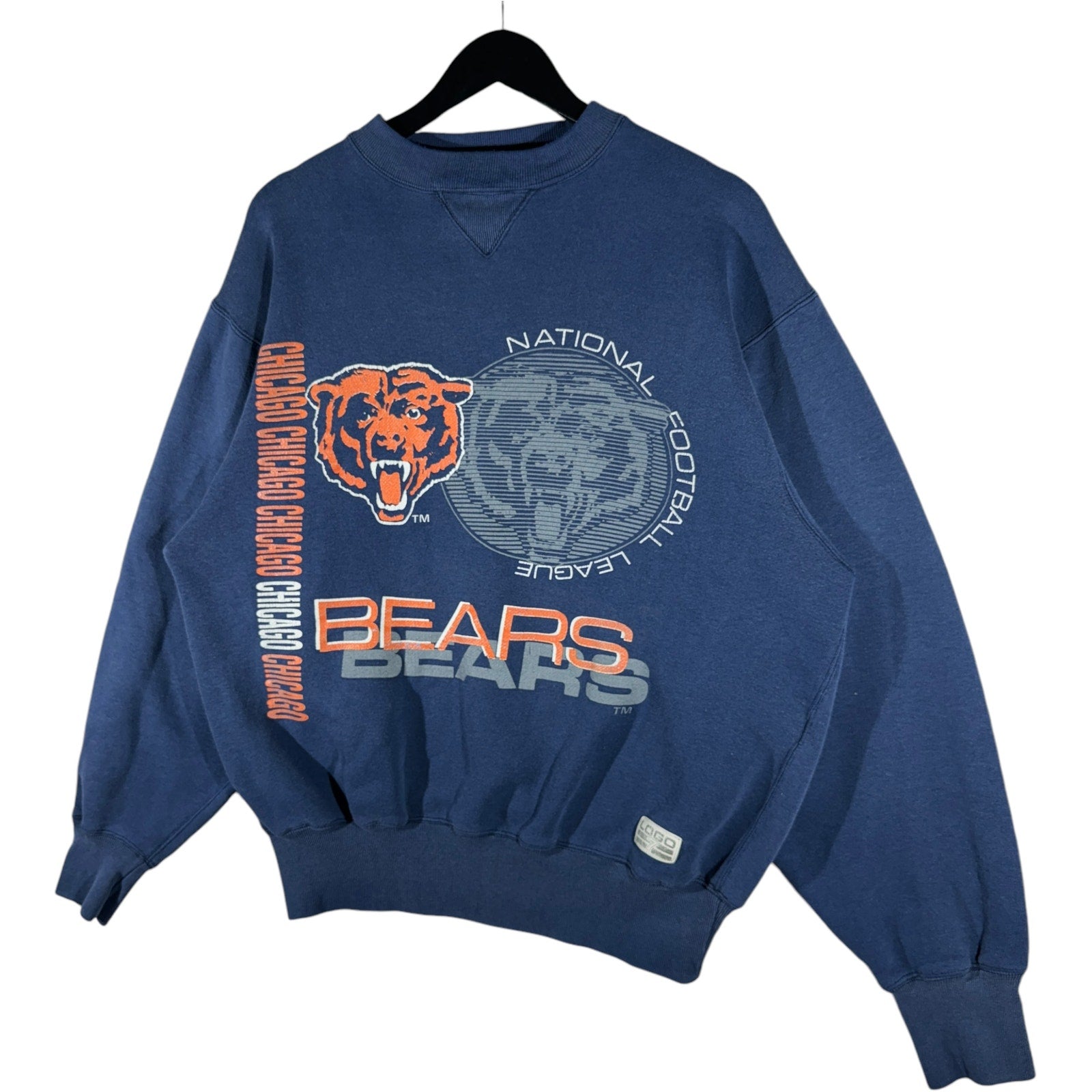 Vintage Chicago Bears Logo Crewneck