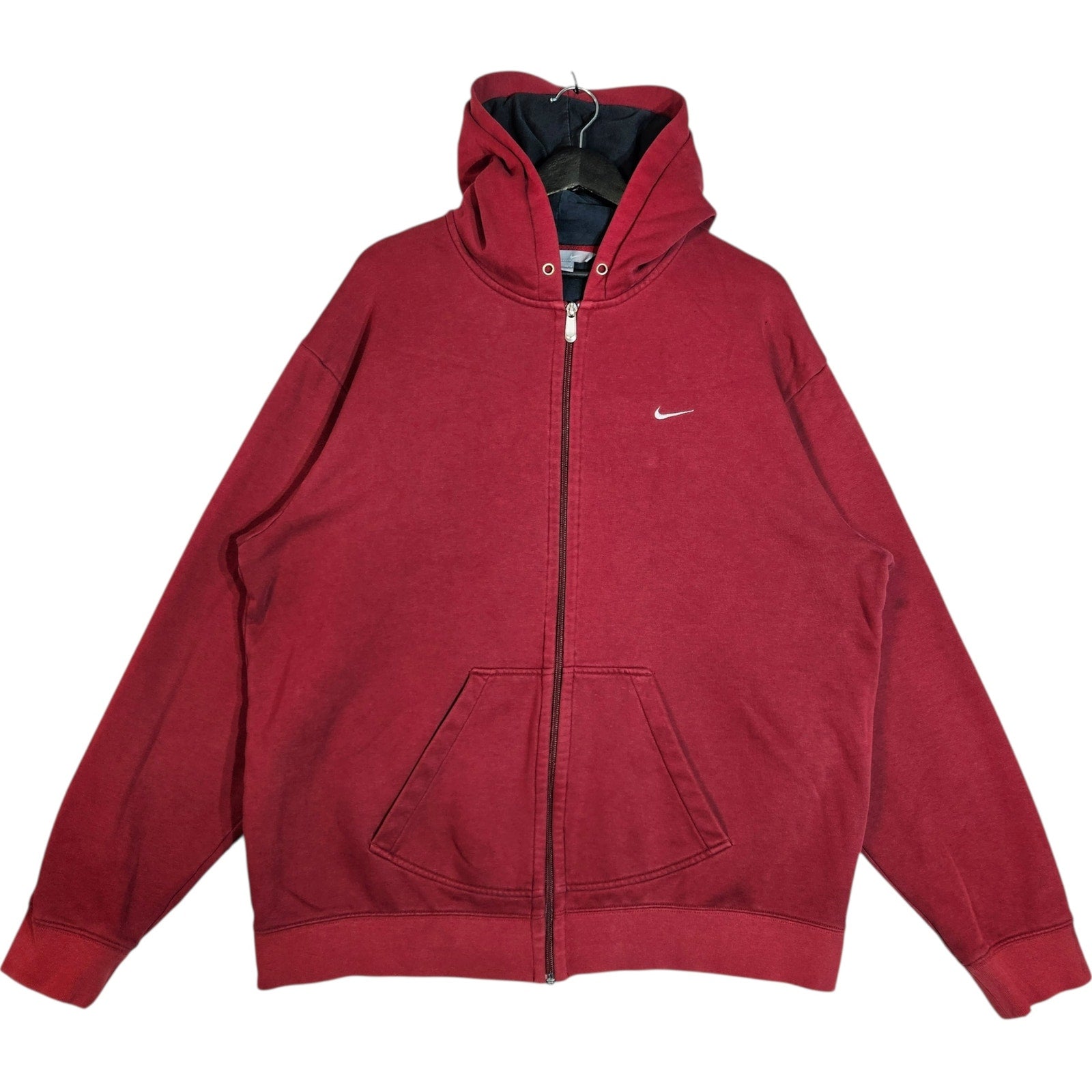 Vintage Nike Mini Swoosh Full Zip Hoodie