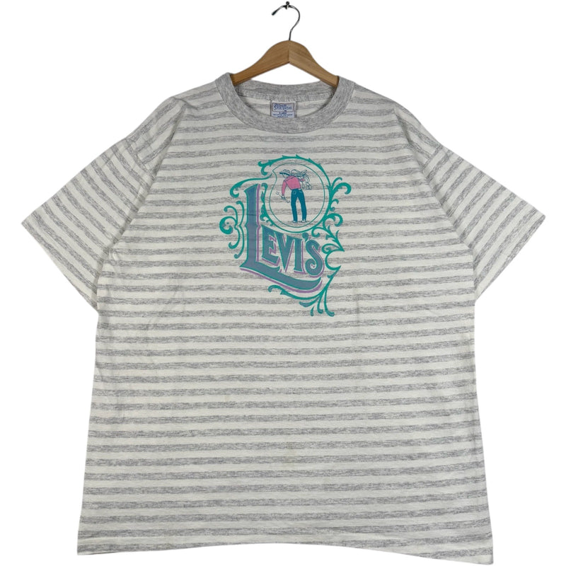 Vintage Levi's Logo Cowboy Stripped Tee