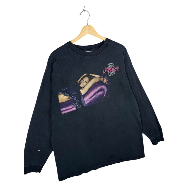Vintage Janet Music Artist Long Sleeve T-Shirt