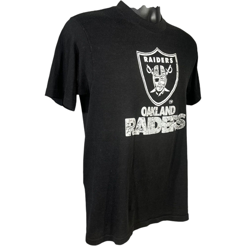 Vintage Logo 7 Oakland Raiders NFL Tee 90s