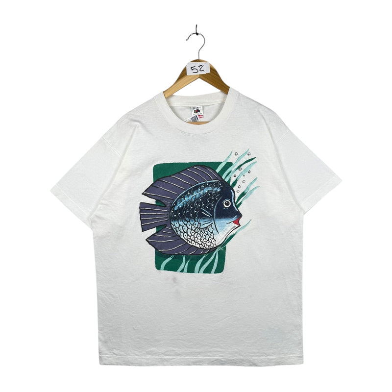 Vintage Fish Graphic T-Shirt