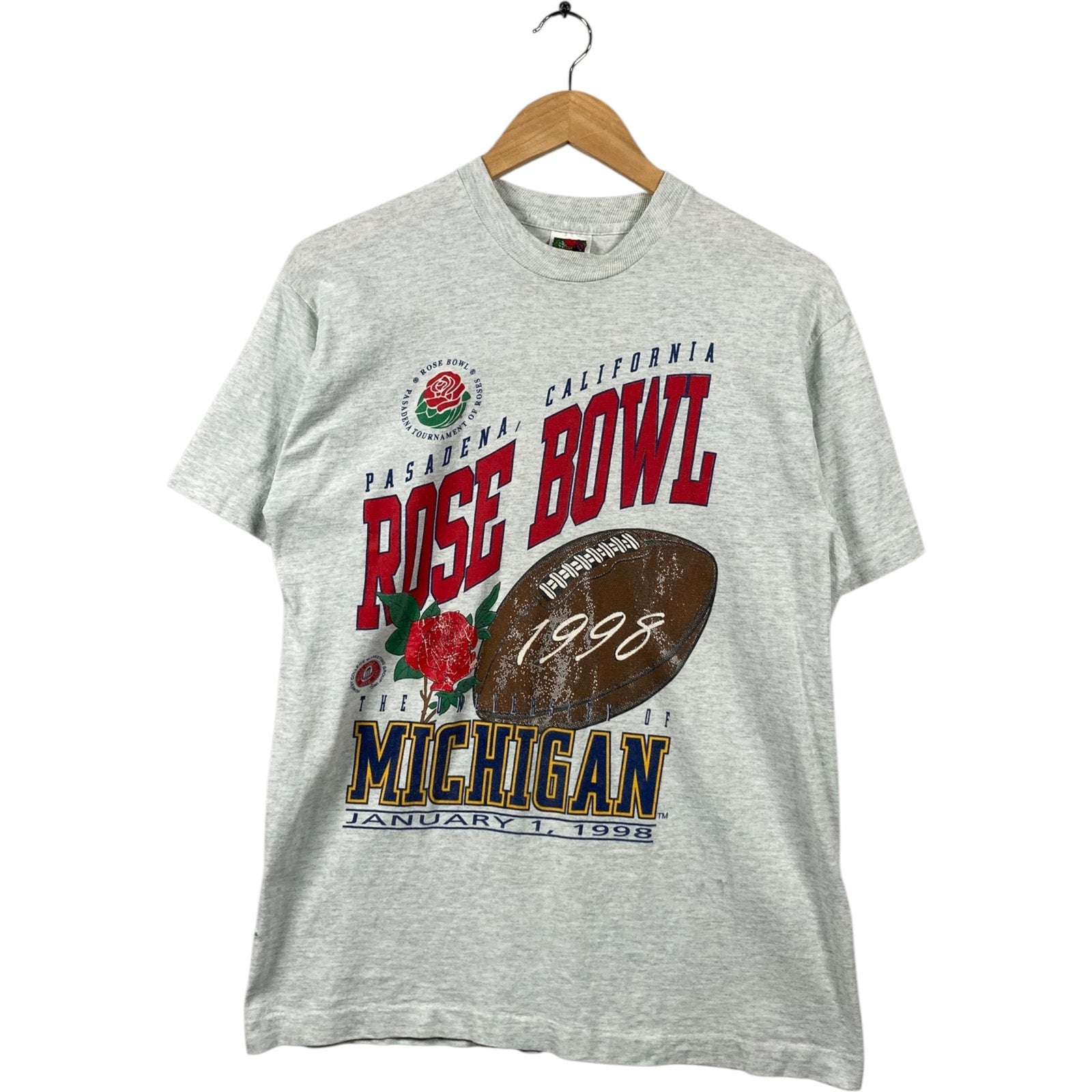 Vintage Rose Bowl 1998 The University of Michigan T-Shirt