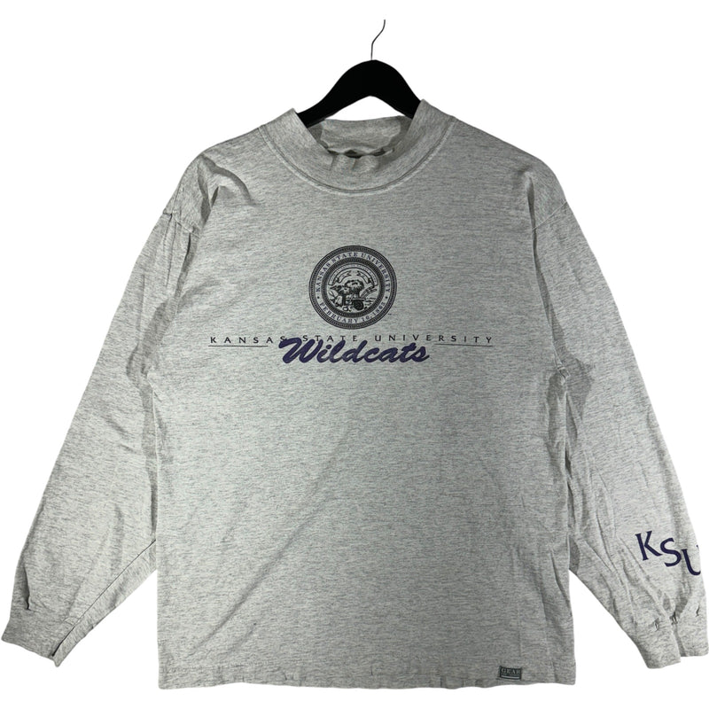 Vintage Kansas State University Wildcats Crest Long Sleeve