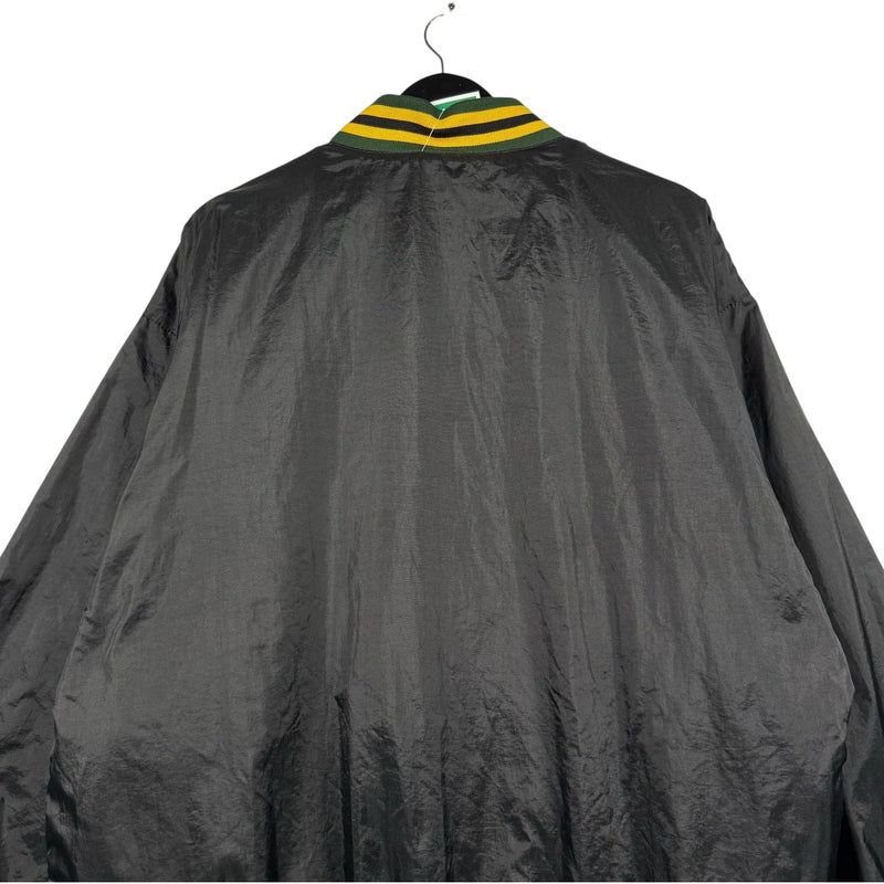 Vintage Green Bay Packers Team Logo NFL Reversible Jacket