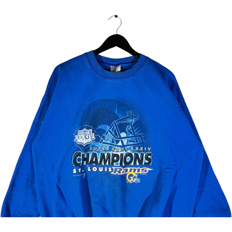 Vintage St. Louis Rams Super Bowl Champions Crewneck 2000