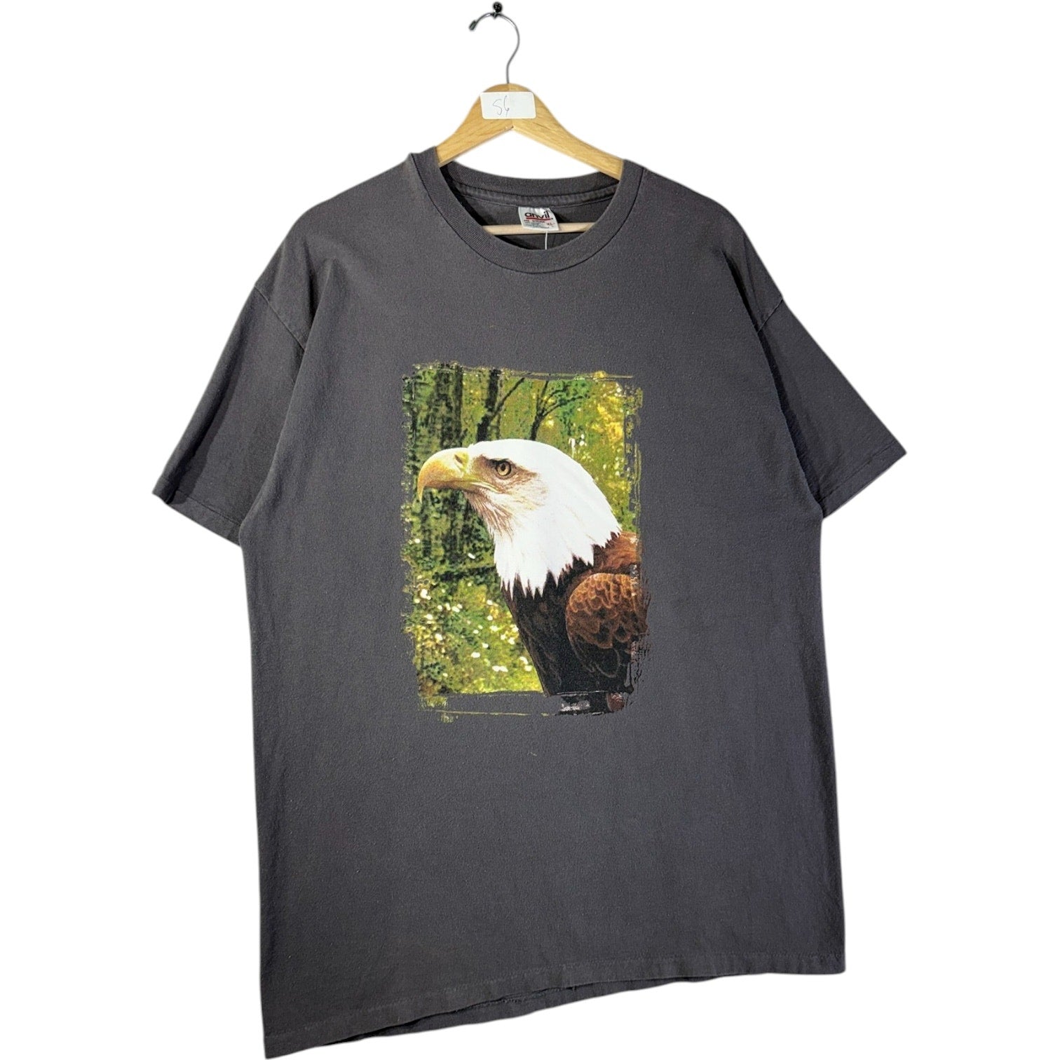 Vintage Eagle Portrait Graphic T-Shirt