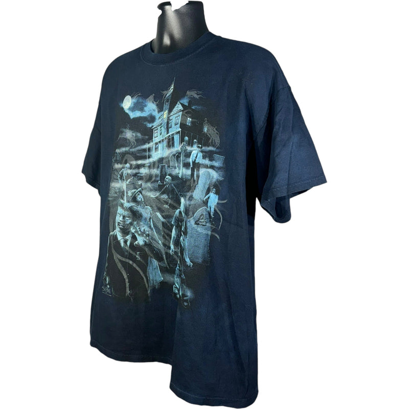 Vintage Skul Bone Haunted House Zombies Tee