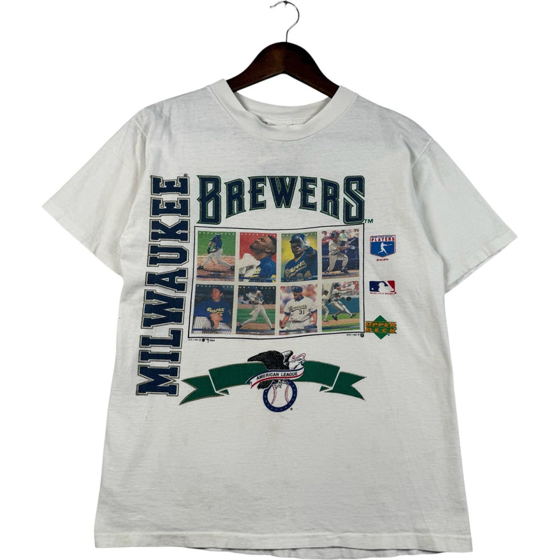 Vintage Milwaukee Brewers Card Collage MLB T-Shirt