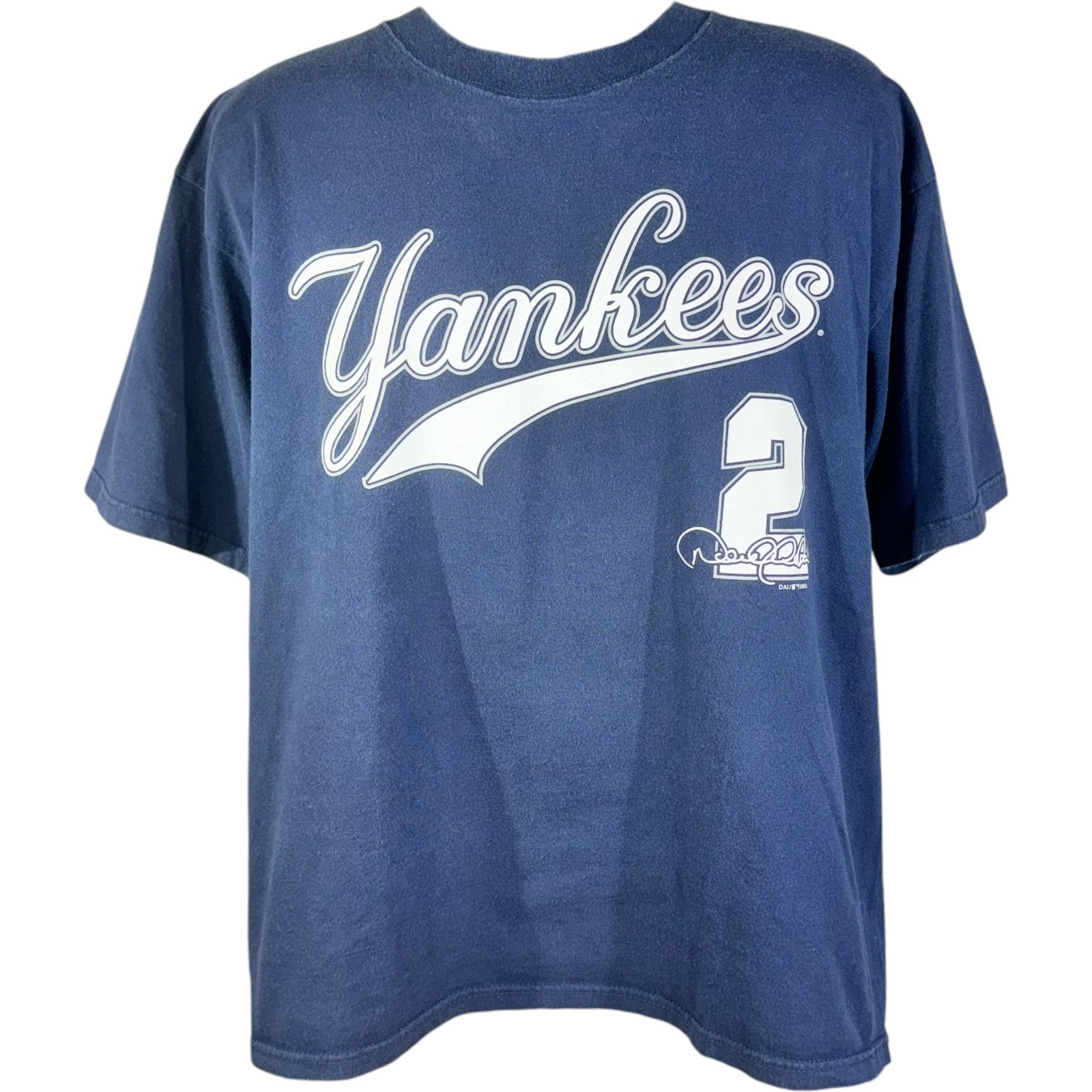 Vintage New York Yankees Derek Jeter #2 MLB Jersey Tee