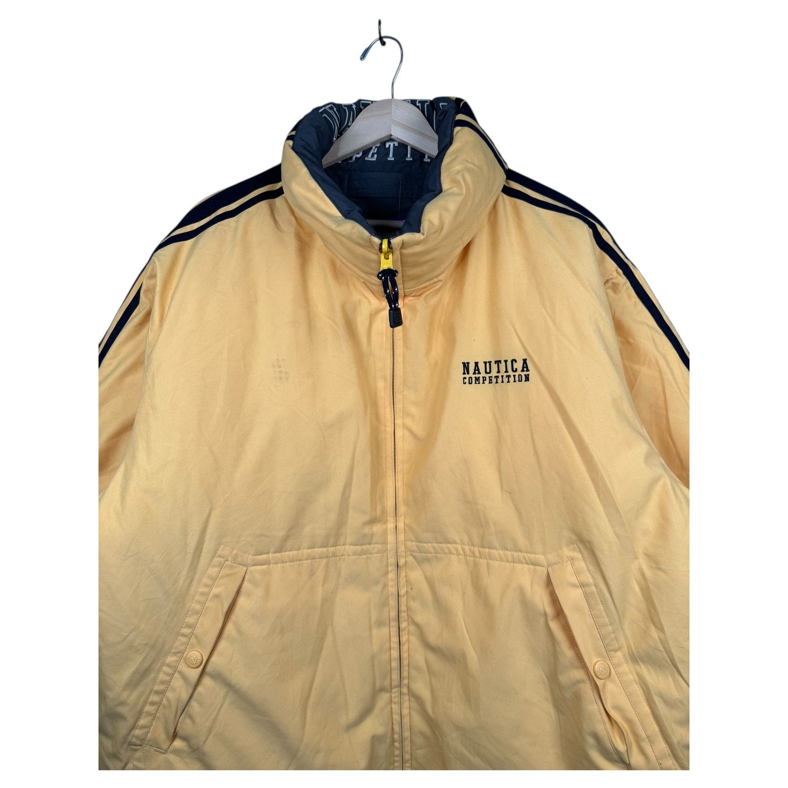 Vintage Nautica Competition Reversible Puffer Jacket