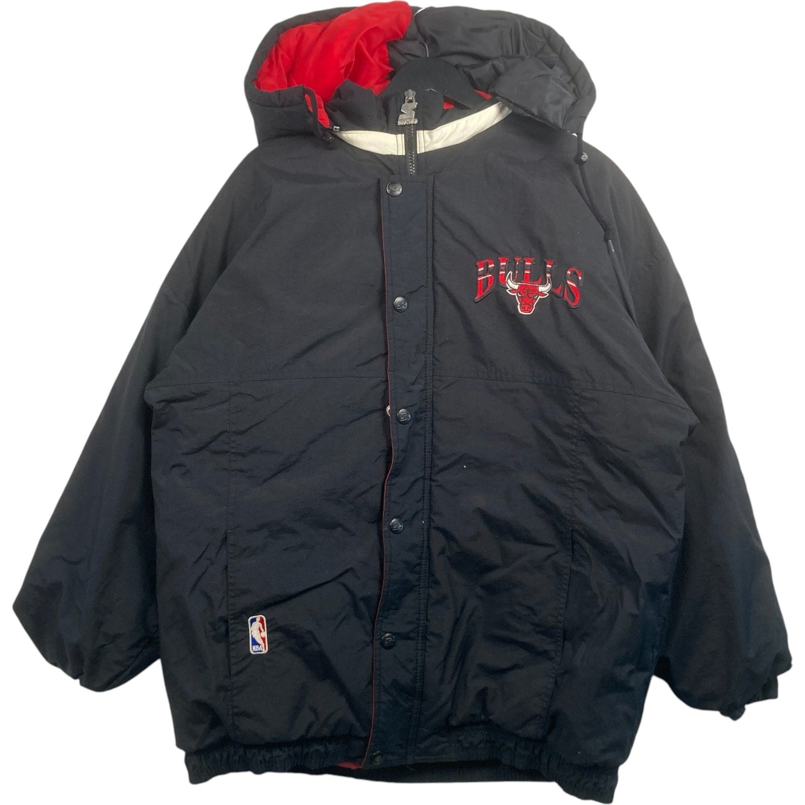 Vintage Starter Chicago Bulls Logo NBA Puffer Jacket
