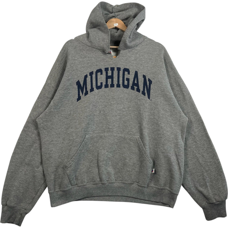 Vintage Russell University Of Michigan Arch Spellout Hoodie