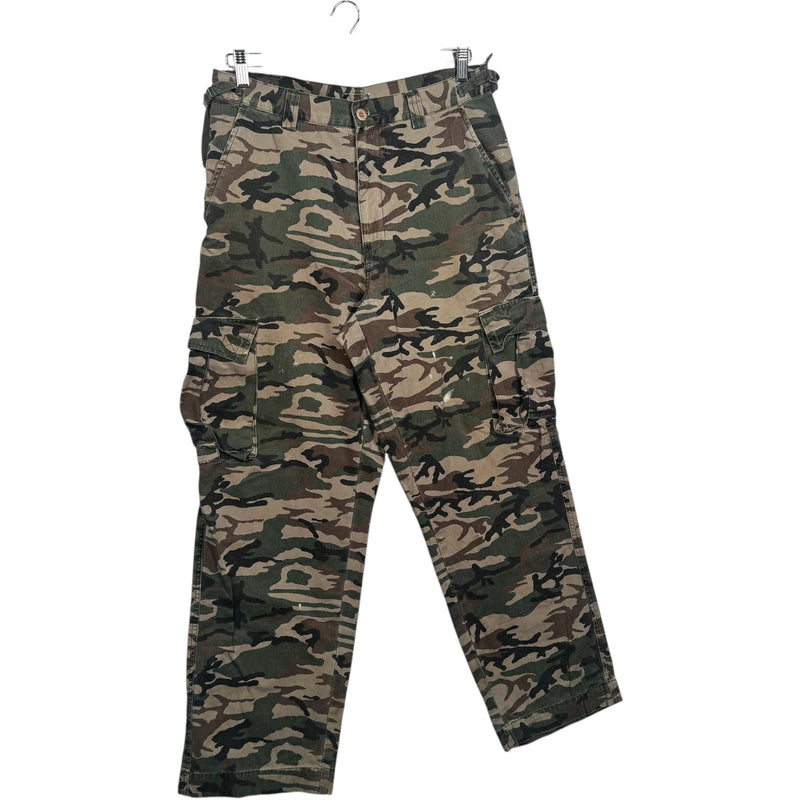 Vintage Military Camo Cargo Pants Men's 32x30.5