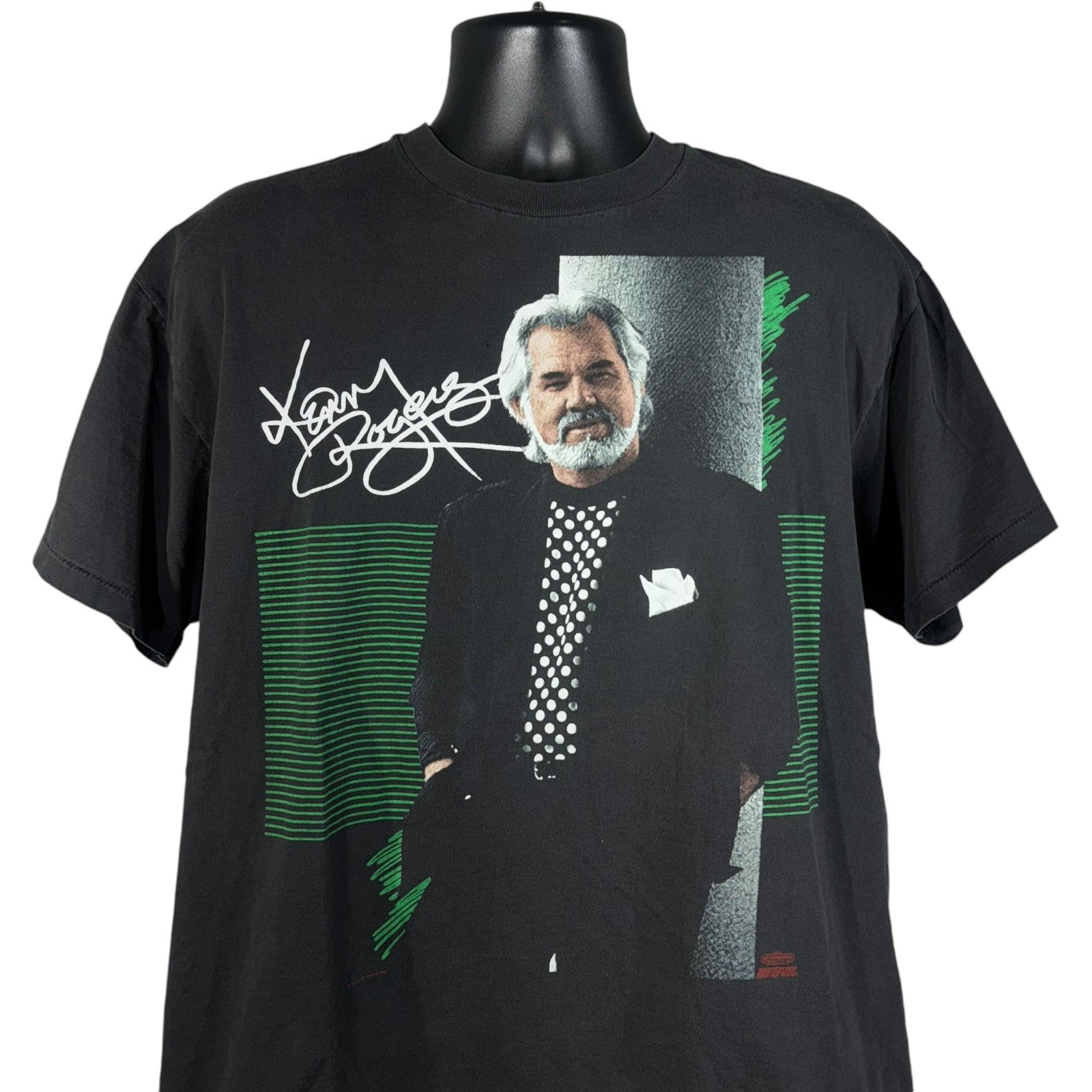 Vintage Kenny Rodgers On Tour Concert Tee