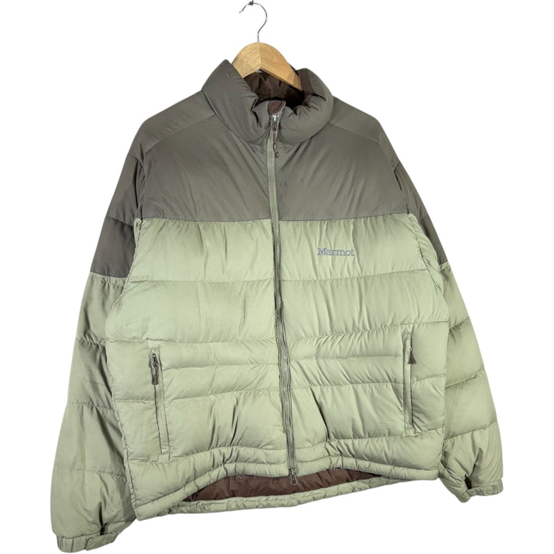 Vintage Marmot Colorblock Full Zip Puffer Jacket