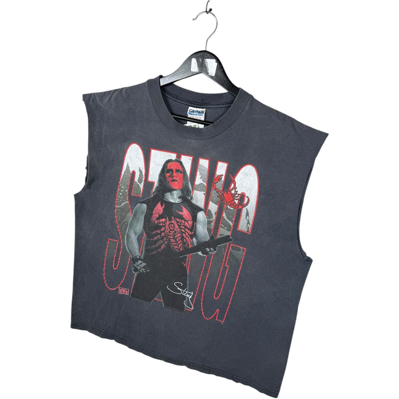 Vintage Sting WCW nWo Wrestling Cut Off Muscle Tee Top