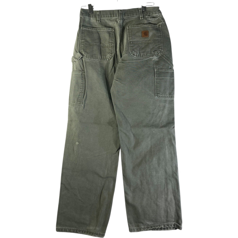 Vintage Carhartt Loose Straight Washed Work Pants 32x30
