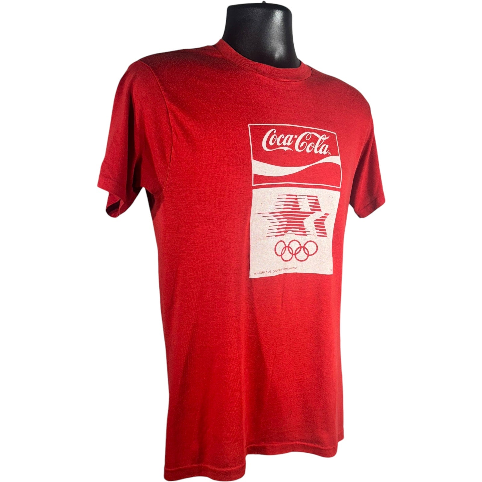 Vintage Coca Cola Olympics Souvenir Tee 1982