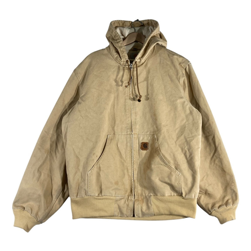 Vintage Carhartt Hooded Duck Full Zip Work Jacket
