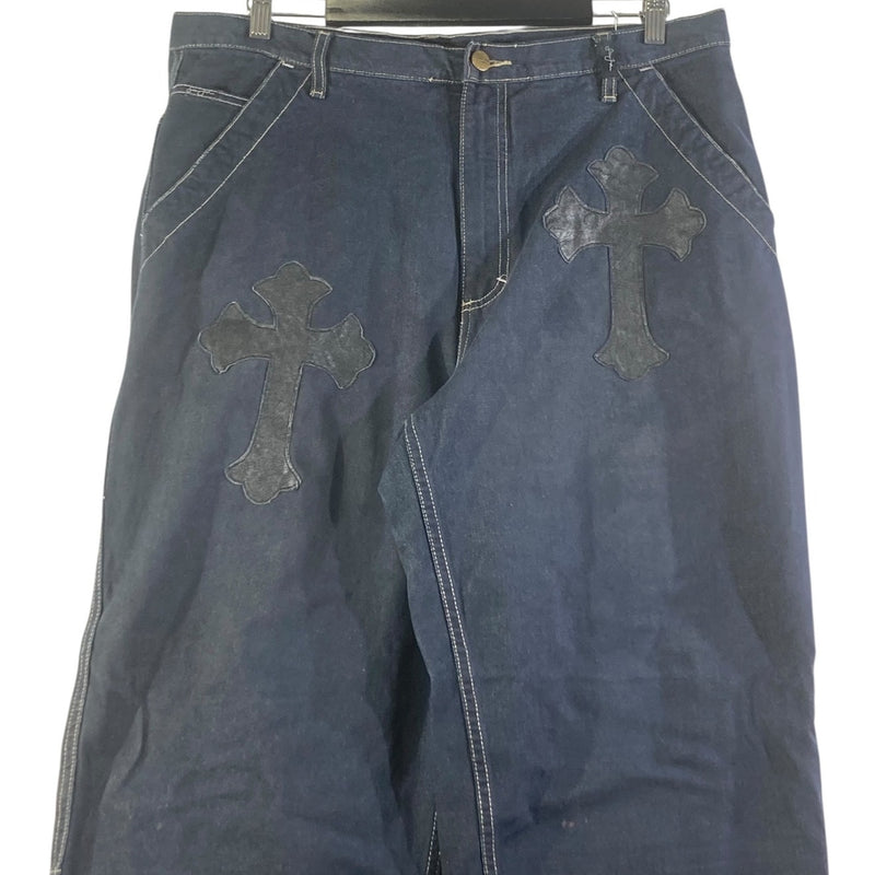 Vintage Sean John Cross Patch Baggy Jeans 35