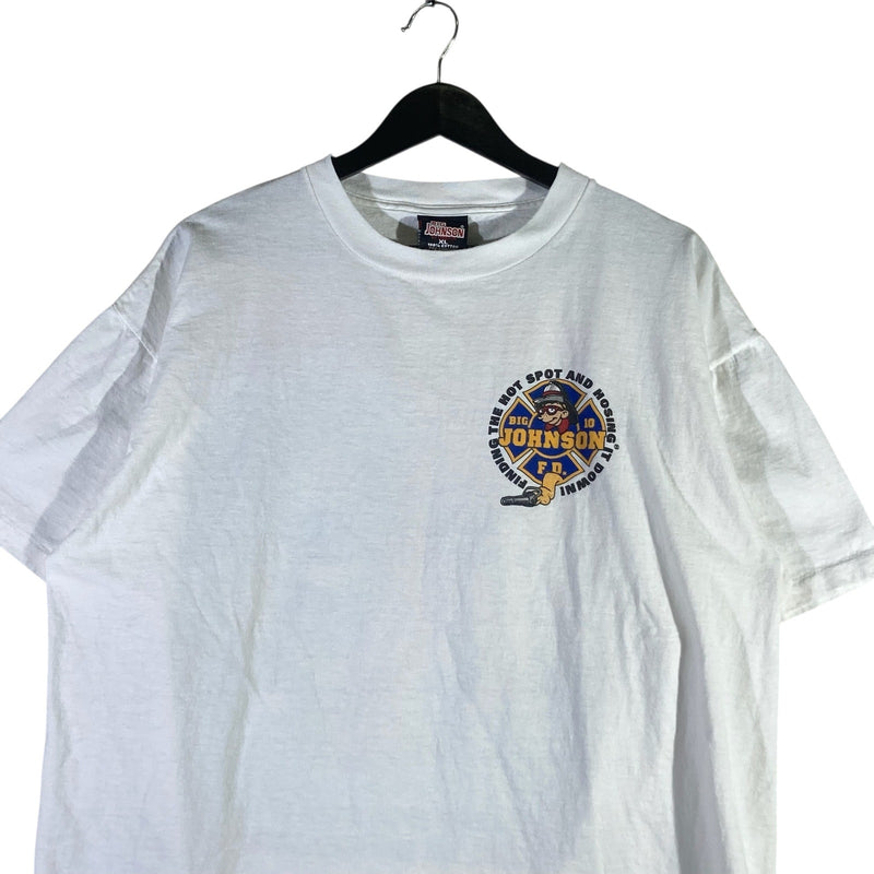 Vintage Big Johnson Fire Department Mullet Tee