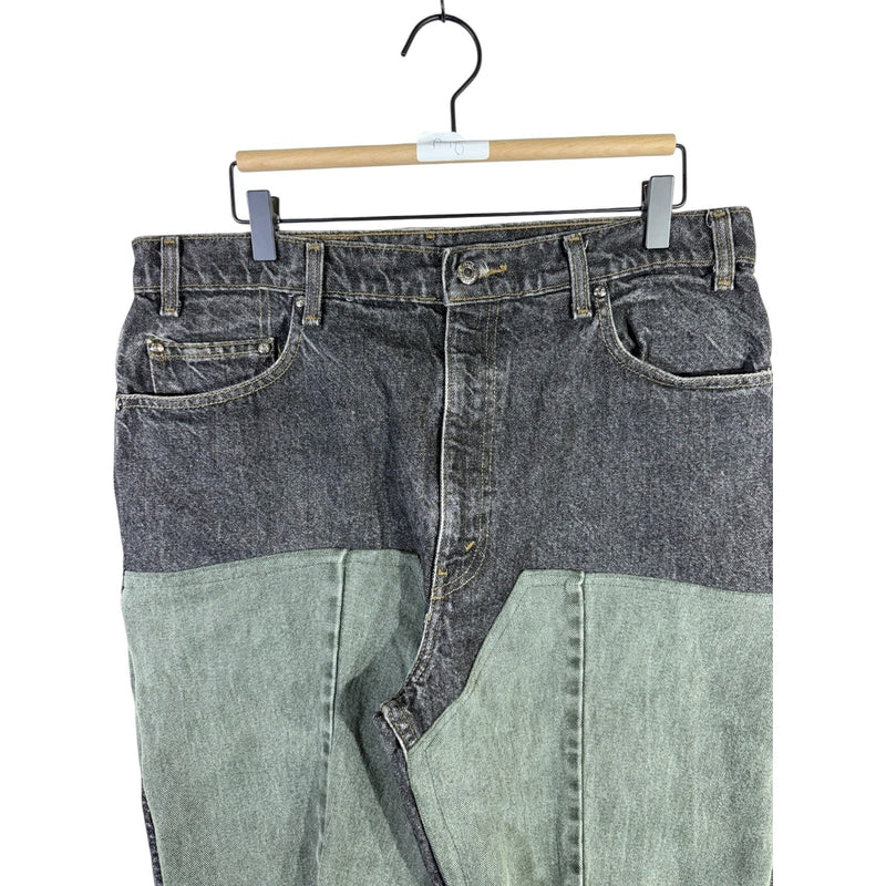 Vintage Levi's Cut & Sew Carpenter Denim Shorts 36