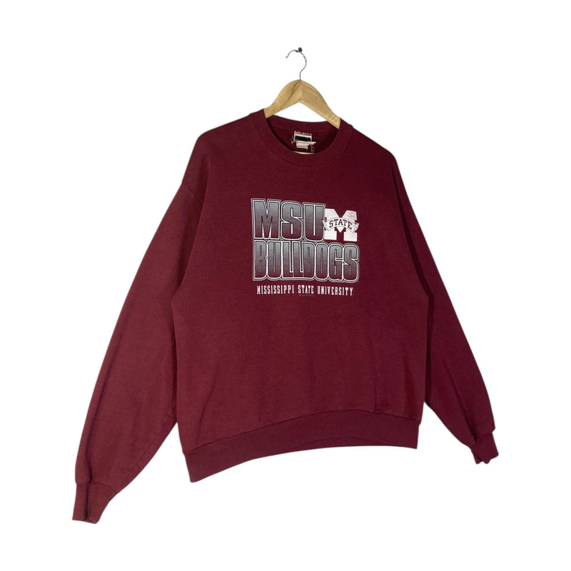 Vintage Mississippi State University Bulldogs Crewneck