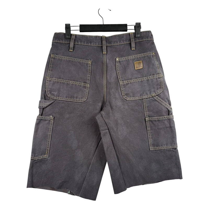 Vintage Carhartt Relaxed Raw Hem Carpenter Shorts 32