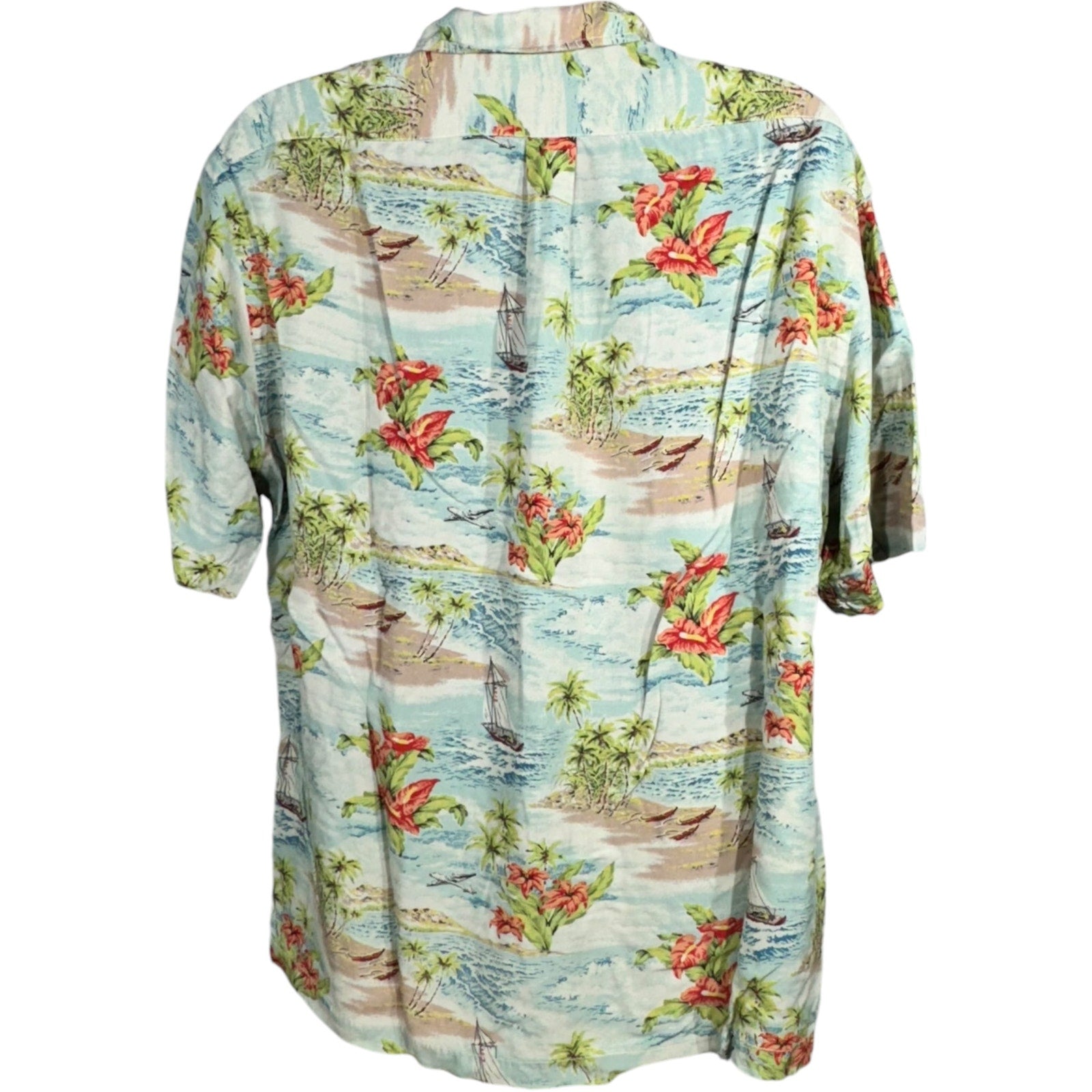 Vintage Polo Sport Hawaiian Short Sleeve Button Up