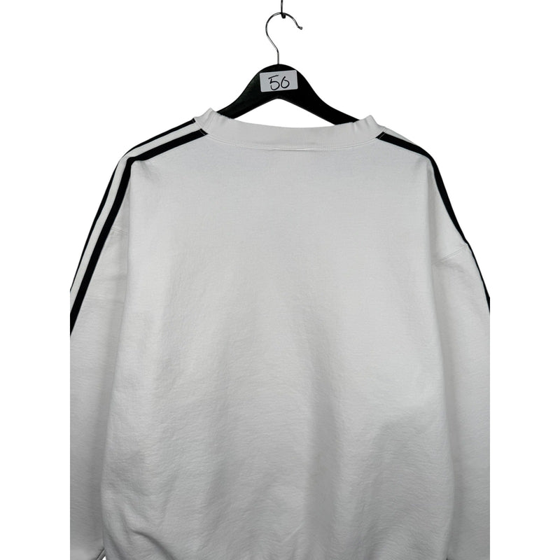 Vintage Adidas Striped Sleeves Sweatshirt Crewneck